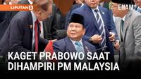 Momen Prabowo Kaget Saat Dihampiri PM Malaysia