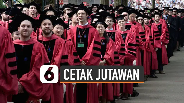 Universitas Harvard Amerika Serikat mencetak jutawan terbanyak di dunia. Sebanyak 13.650 alumni Harvard berstatus sebagai jutawan.