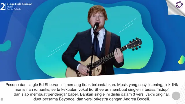 [Bintang] 5 Lagu Cinta Kekinian Favorit Camila Cabello