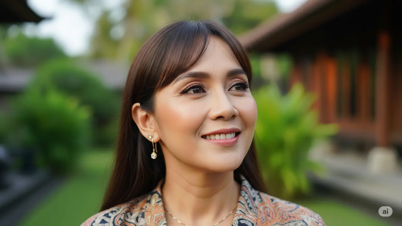 Model Rambut Ibu-ibu 2025 (Foto: Gemini AI)