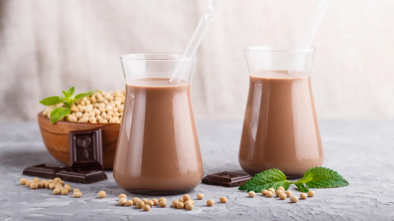 susu kedelai coklat