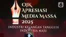 Gelaran OJK Apresiasi Media Massa tahun 2025 dihadiri langsung oleh Ketua Dewan Komisioner (DK) Otoritas Jasa Keuangan (OJK) Mahendra Siregar, Wakil Ketua Mirza Adityaswara, Kepala Eksekutif Pengawas Pelaku Jasa Keuangan, Edukasi dan Perlindungan Konsumen Friderica Widyasari Dewi, Ketua Dewan Audit Sophia Issabella Watimena serta para pemimpin redaksi berbagai media. Tampak dalam foto, Ketua Dewan Komisioner (DK) Otoritas Jasa Keuangan (OJK) Mahendra Siregar saat memberikan sambutan pada OJK Apresiasi Media Massa, Jakarta, Selasa (2/12/2025). (Liputan6.com/Helmi Fithriansyah)