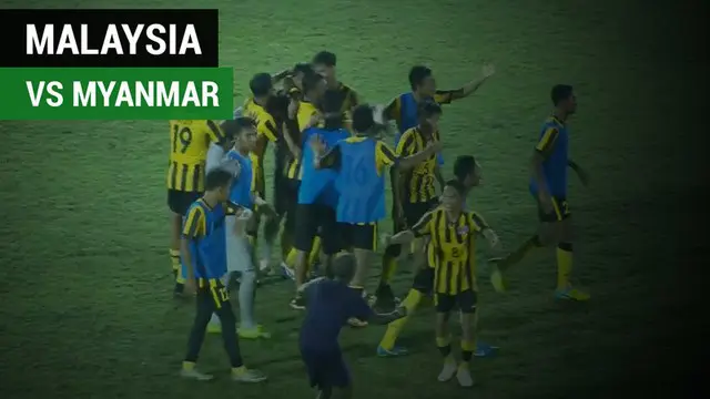 VIDEO: Highlights Piala AFF U-18, Malaysia Vs Myanmar 0-0 (Pen. 5-4)