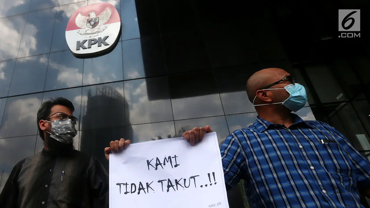 Protes Penganiayaan, Wadah Pegawai KPK Gelar Aksi Solidaritas Untuk Gilang
