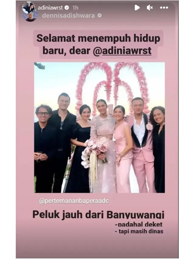 6 Potret Geng AADC Hadiri Resepsi Pernikahan Adinia Wirasti, Jadi Ajang Reuni