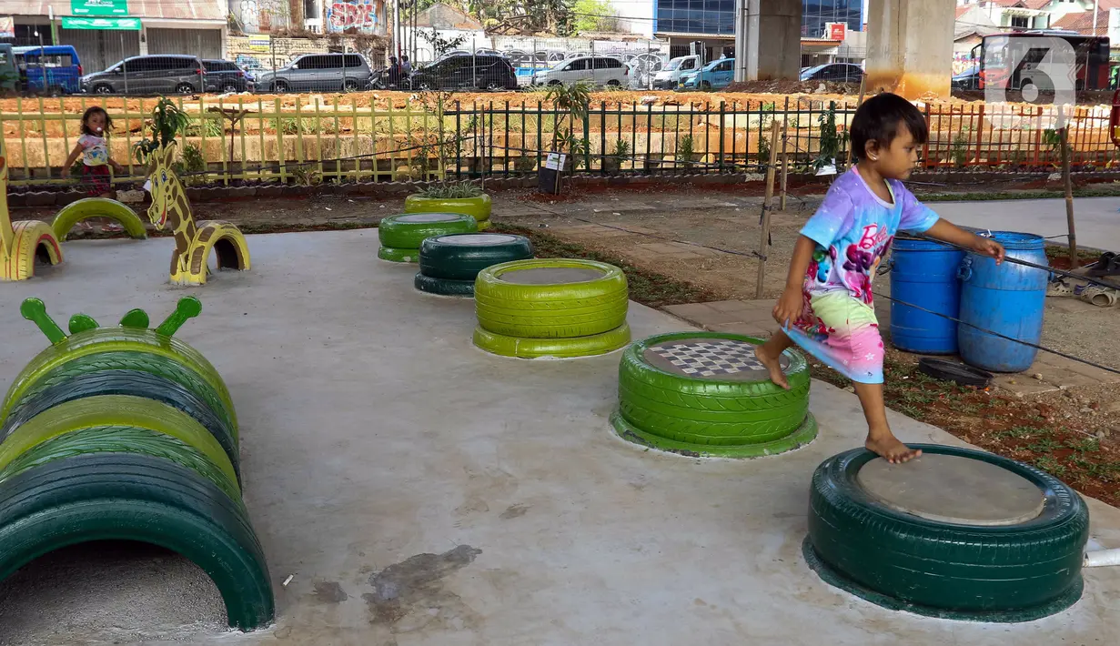 Dengan adanya Taman Interaksi diharapkan dapat memberi ruang hijau dan mendukung program penataan kawasan berbasis kewilayahan. (Liputan6.com/Herman Zakharia)