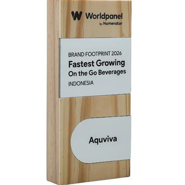 Semakin Banyak Dipilih Konsumen, AQUVIVA Raih Brand Footprint Award 2026