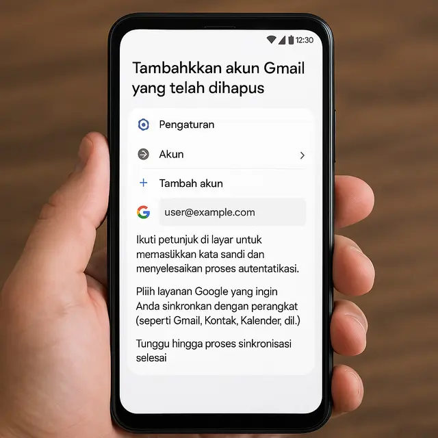 Cara Menghapus Salah Satu Akun Gmail di Android (Foto: ChatGPT)