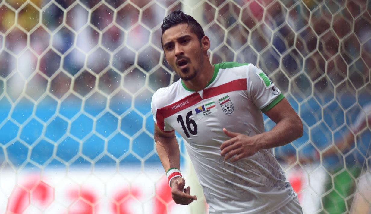 5. Ghoochannejhad - Striker asal Iran berusia 33 tahun ini memiliki nama lengkap Reza Ghoochannejhad. Saat ini Ghoochannejhad bermain di liga Belanda bersama klub PEC Zwolle. (AFP/Javier Soriano)