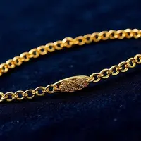 Gelang Rantai Oval 10K/AI