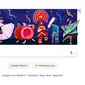 Google turut merayakan ulang tahun ke-100 Amalia Hernandez melalui Google Doodle, Selasa (19/9/2017) (Sumber: Homepage Google)