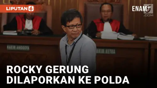 VIDEO: Dinilai Lakukan Penghinaan ke Jokowi, Rocky Gerung Dilaporkan ke Polda