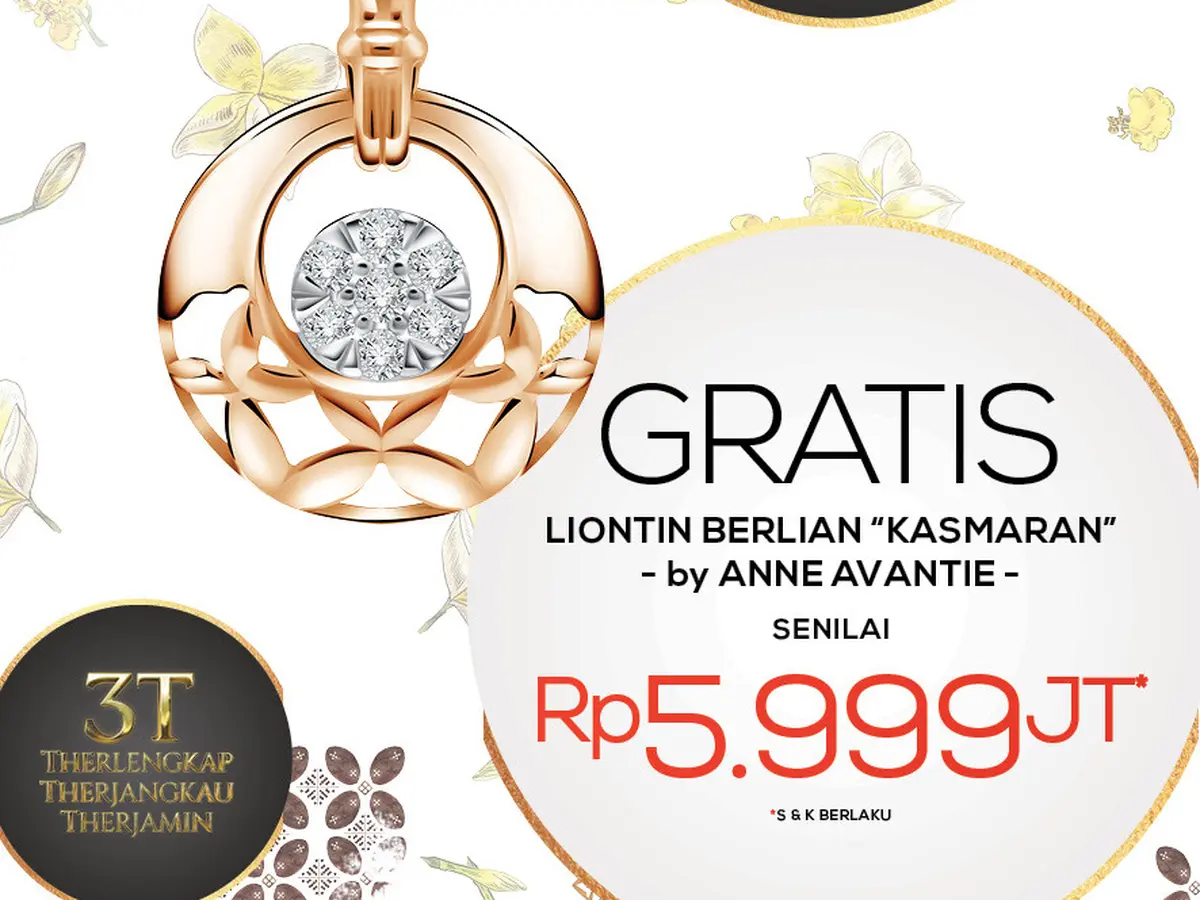 Gratis The Palace Jeweler Berbagi Liontin Berlian Kasmaran dari