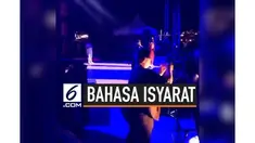 Di Amerika, kini setiap konser sudah dilengkapi dengan seorang penerjemah bahasa isyarat. Dan baru-baru ini, viral video seorang penerjemah bahasa isyarat di konser penyanyi rap tercepat di dunia.