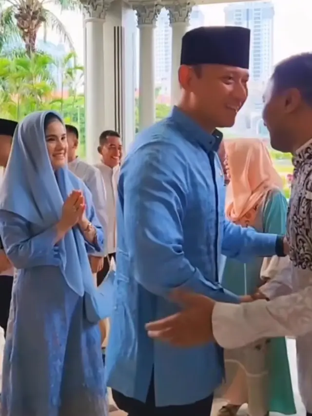 Gaya Annisa Pohan Selama Ramadan Setelah Berstatus Ibu Menteri. [@annisayudhoyono]