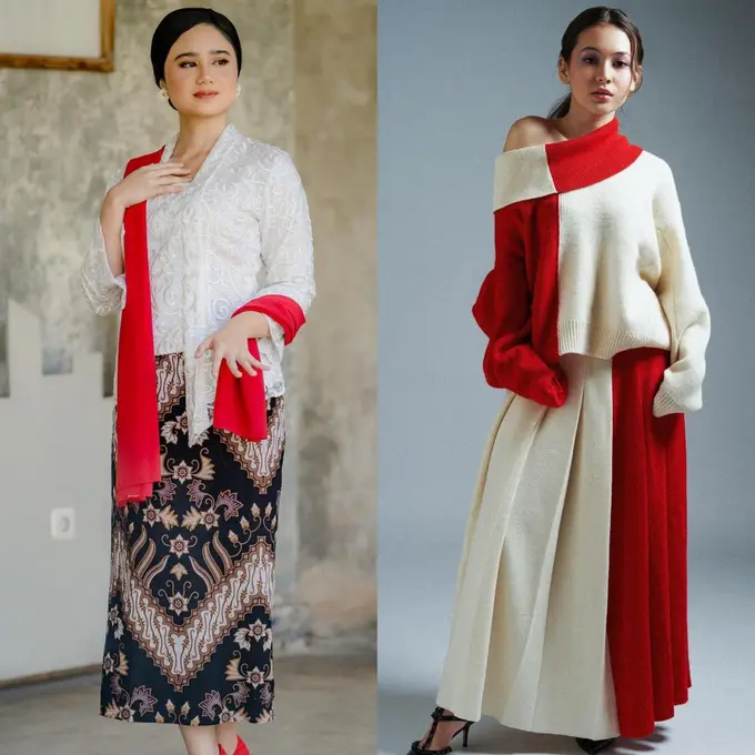 8 Inspirasi Outfit Merah Putih untuk Rayakan 17 Agustus, dari Tissa Biani, Sandrinna Michelle, hingga Dian Sastrowardoyo