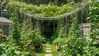 6 Cara Menata Kebun Sayur Rambat Agar Halaman Tidak Sumpek dan Tetap Asri