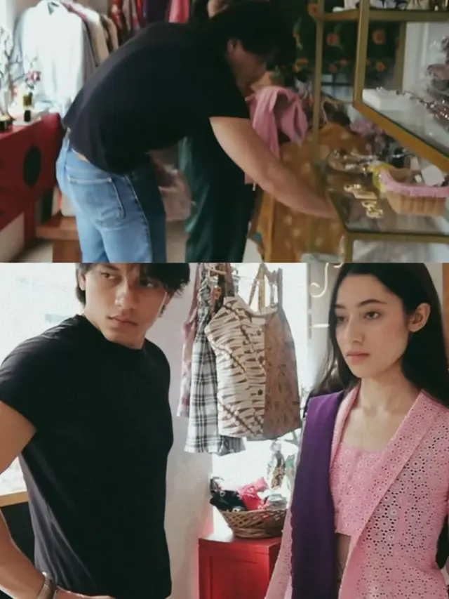 Ameera Khan Model Asal Malaysia Kekasih Jefri Nichol mengenakan kebaya. [@littlemisskhan]