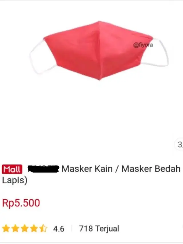 zonk saat beli masker