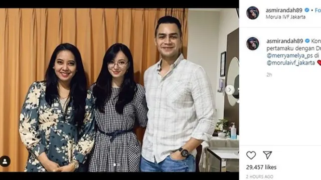 Asmirandah dan Jonas Rivanno Jalani Program Bayi Tabung, Ini 3 Faktanya