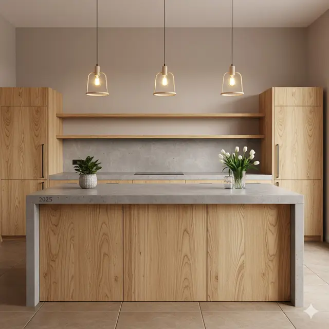Dapur Cor Minimalis (Foto: Gemini AI)