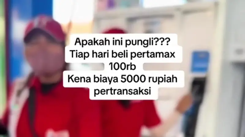 Sebuah video yang menunjukkan konsumen dikenakan biaya admin Rp 5.000 saat membeli BBM Pertamax di SPBU viral di media sosial.