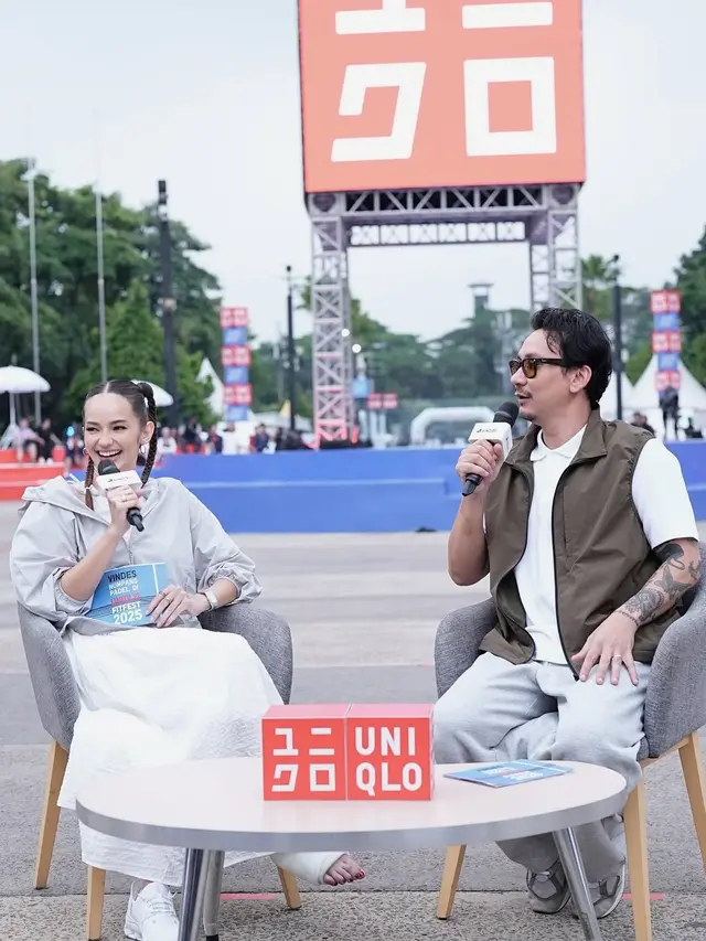 Tetap Stylish Meski Cedera Kaki, 6 Gaya Athleisure Enzy Storia di UNIQLO FITFEST 2025