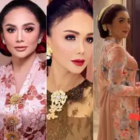 Tampilan, Ashanty, Krisdayanti, Hingga Yuni Shara Kompak Berkebaya Jawa di Tujuh Bulanan Aurel Hermansyah