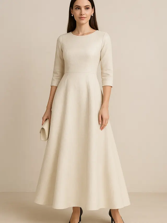 Model Long Dress Jacquard Terbaru 2025