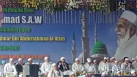 Haul Habib Umar bin Hoed Al-Attas ke-24 di Cikatapis, Megamendung, Bogor. (Foto: Liputan6.com/Muhamad Husni Tamami)