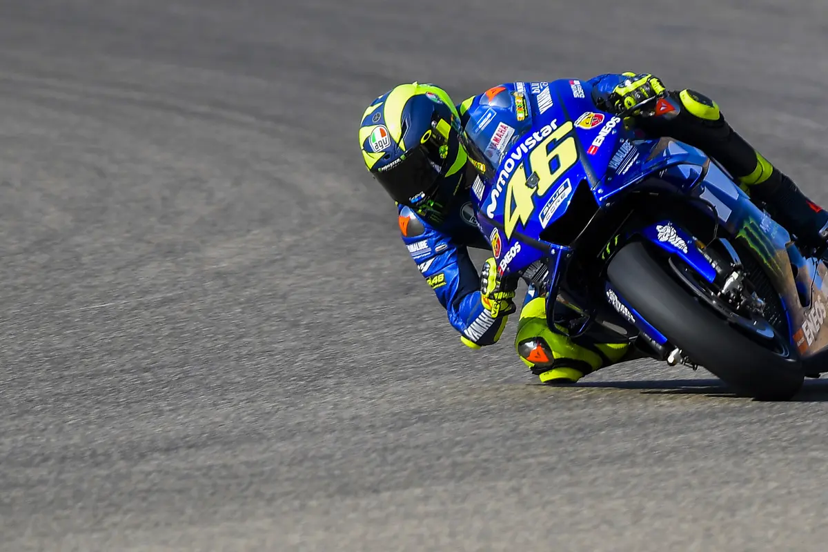 FOTO: Valentino Rossi Posisi ke-9 saat Sesi Latihan MotoGP Aragon
