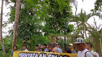 Warga yang tergabung dalam ‘Paguyuban Wong Cilik Sleman’, Rabu (30/10/2024) berharap Pilkada Serentak 2024 melahirkan pemimpin baru. (Kukuh Setyono)