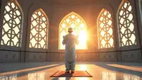 tata cara sholat dhuha 4 rakaat ©Ilustrasi dibuat AI
