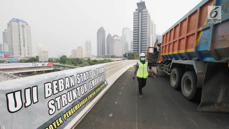 Uji Beban Statis dan Dinamis Simpang Susun Semanggi