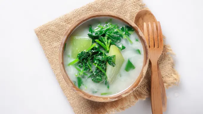 sayur bobor bayam manisa