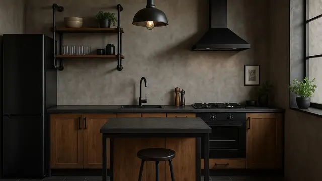 Desain Dapur Rumah Subsidi Type 36 yang Lagi Tren/Ilustrasi oleh AI