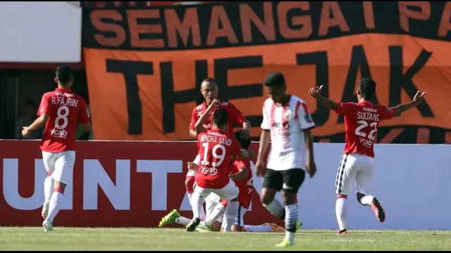 Inilah selebrasi unik para penggawa Bali United kala mengandasakan Persija Jakarta dengan skor 3-0.