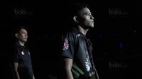 Petarung Indonesia, Stefer Rahardian, bersiap menghadapi petarung Pakistan, Muhammad Imran, pada laga One Championship di JCC Senayan, Jakarta, Sabtu (20/1/2018). Stefar berhasil mengalahkan Imran. (Bola.com/Vitalis Yogi Trisna)