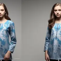 Model Tunik Batik Terbaru untuk Remaja agar Tidak Terlihat Tua (Sumber Meta AI
