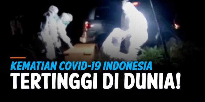 VIDEO: Angka Kematian Harian Akibat Covid-19 di Indonesia Tertinggi di Dunia, Tembus 2 Ribu!