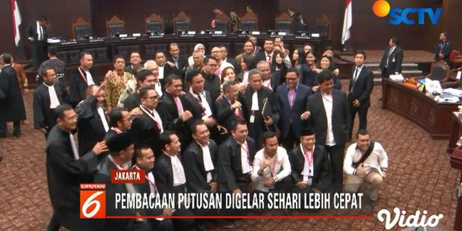 MK Majukan Pembacaan Putusan Sengketa Pilpres 2019, Ini Respons KPU