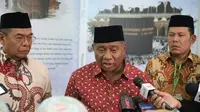 Ketua Komisi VIII Ali Taher, usai menghadiri pembukaan Musyawarah Nasional ke-I Forum Komunikasi Alumni Petugas Haji Indonesia (FKAPHI) di Asrama Haji Pondok Gede Jakarta, Minggu (21/4/2019). Dok Kemenag