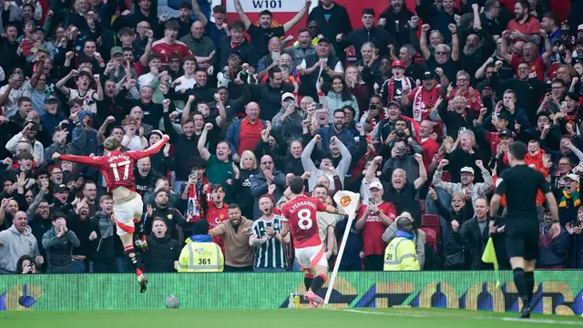 Foto: Laga Manchester United vs Arsenal Berjalan Sengit, Declan Rice Buyarkan Kemenangan MU