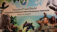 Ketua MPR Zulkifli Hasan menghadiri Halal bi Halal bersama Keluarga Besar Perkumpulan Lembaga Konservasi Seluruh Indonesia (PKBSI)