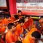 Para tahanan kasus narkotika Polres Bangkalan (liputan6/musthofa aldo)