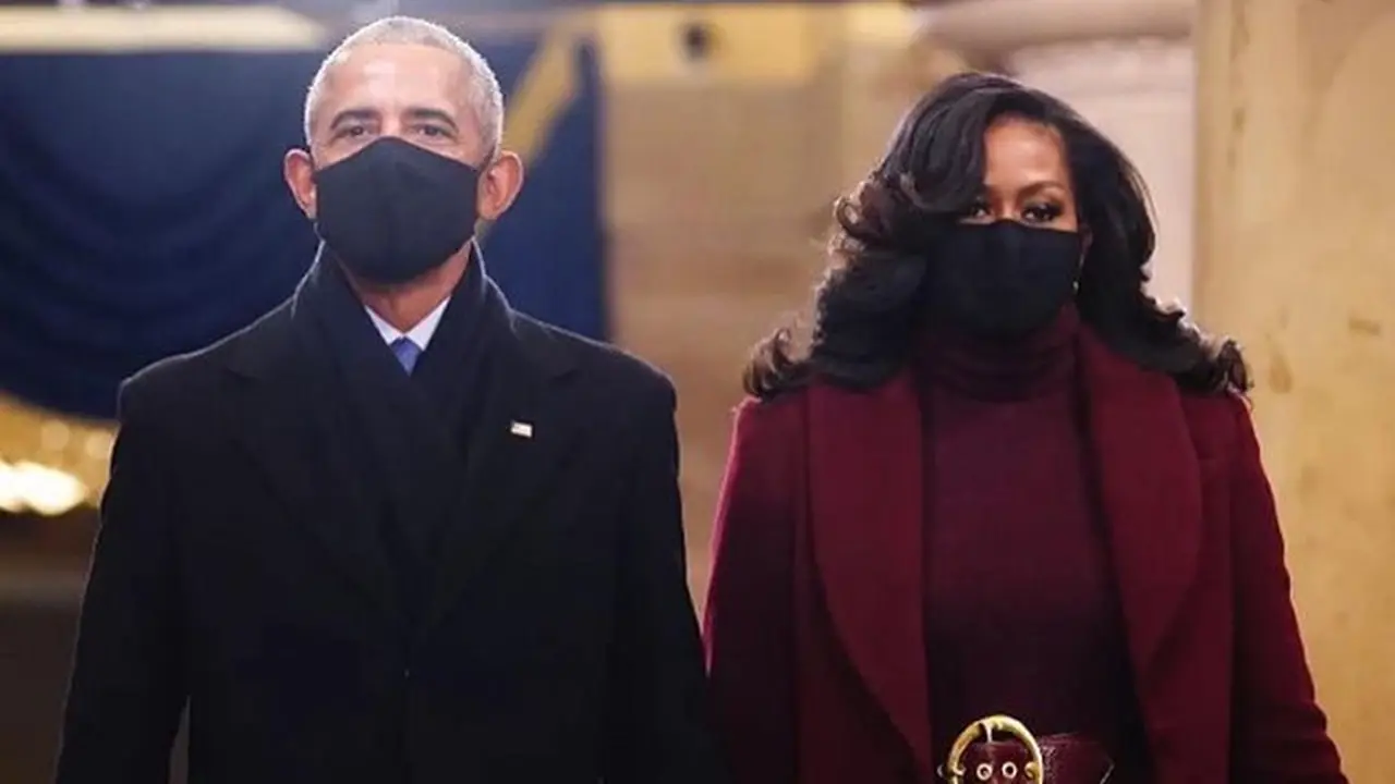 Penampilan Michelle Obama di hari pelantikan Joe Biden