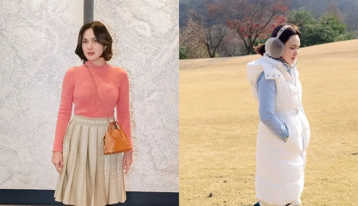 Shandy Aulia kembali jalani rutinitas liburannya dengan pergi ke Seoul, Korea Selatan. Menikmati musim dingin di Seoul, Shandy Aulia andalkan boots untuk tampil kece [@shandyaulia]