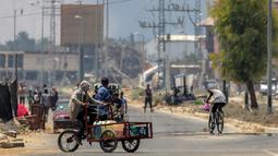 Sejak militer Israel mengintensifkan serangannya di Jalur Gaza pada Oktober 2023, tercatat ada sekitar 59.029 warga Palestina tewas. Sementara, 142.135 warga lainnya terluka. (Eyad BABA/AFP)