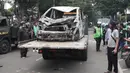 Usai kejadian itu, massa ojek online mendatangi Mako Brimob pada malam harinya, dan hingga kini ketegangan masih berlanjut. (merdeka.com/Arie Basuki)