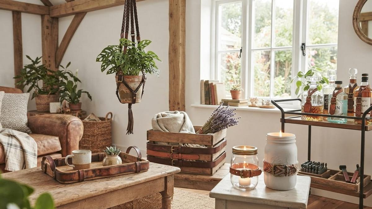 9 DIY Dekorasi Rumah Pakai Sabuk Bekas untuk Hunian Estetik, Inspirasi Kreatif